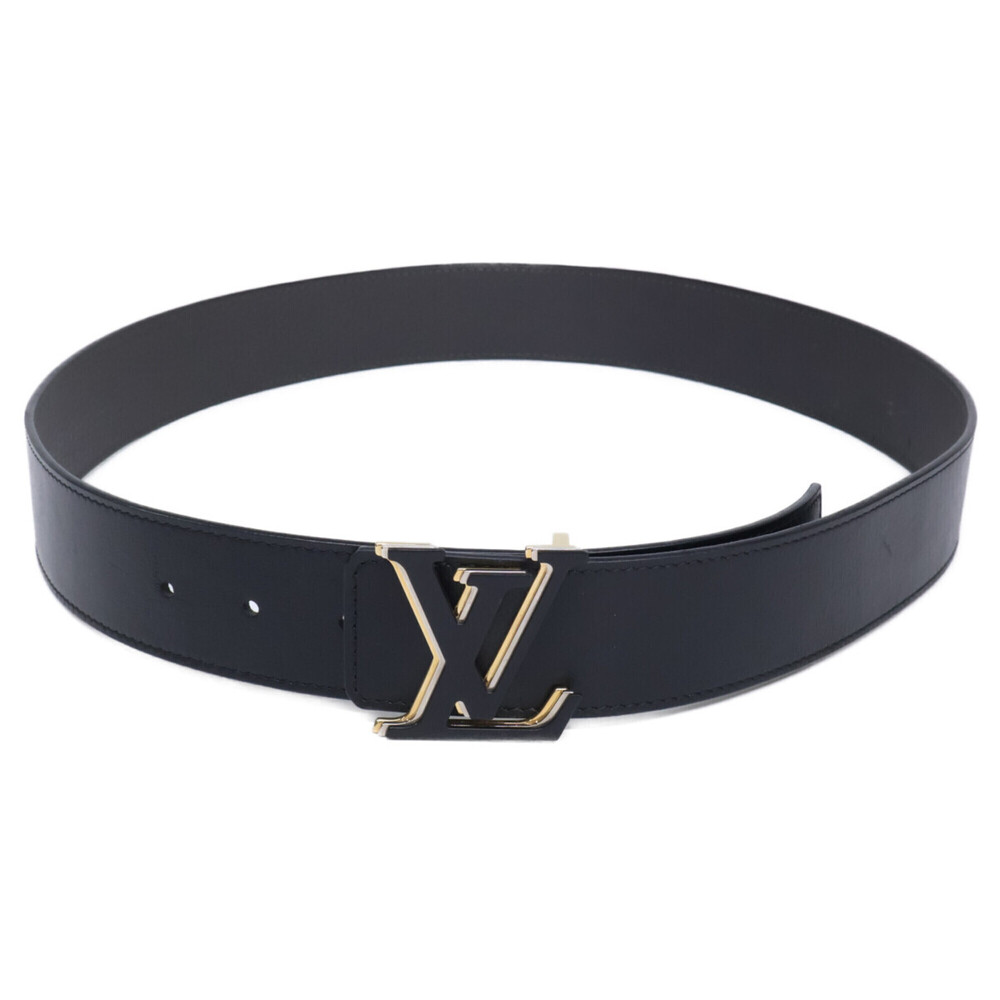LOUIS VUITTON M0226 LV Optic 40MM Reversible Belt, Size 90 36, Black/Gray, Men's